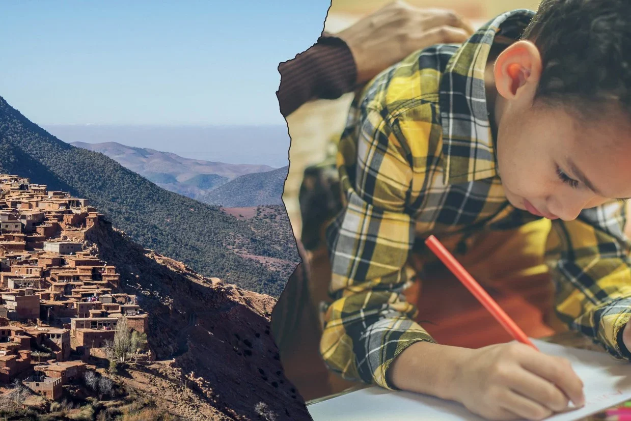 image d'un réfugier fessant face au grand froid qui représente l'image de la campagne grand froid.