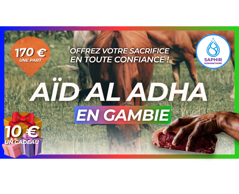 Aïd al-Adha 2026 : Offrez votre sacrifice en Gambie avec Saphir Humanitaire